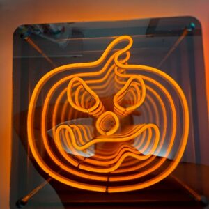 Balkabağı Infinity Mirror Neon LED